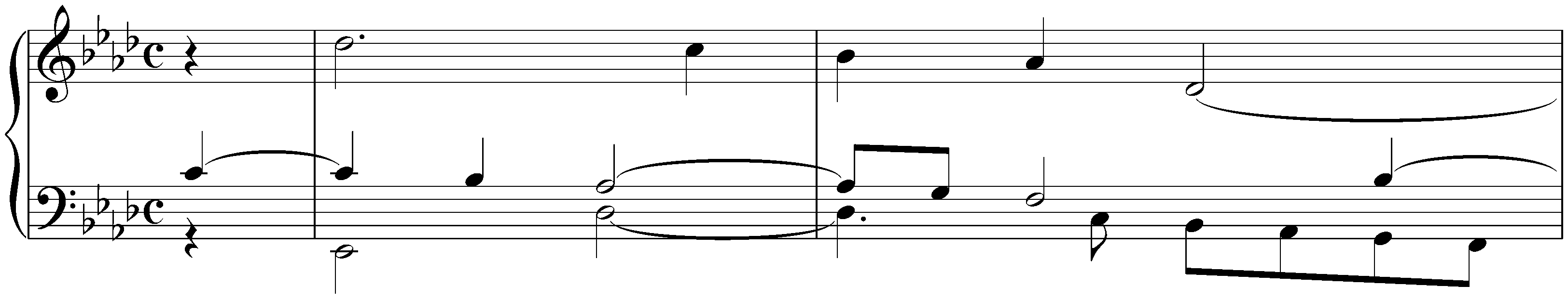 Unfinished works; 8. Fugue in F minor, Anh. 15