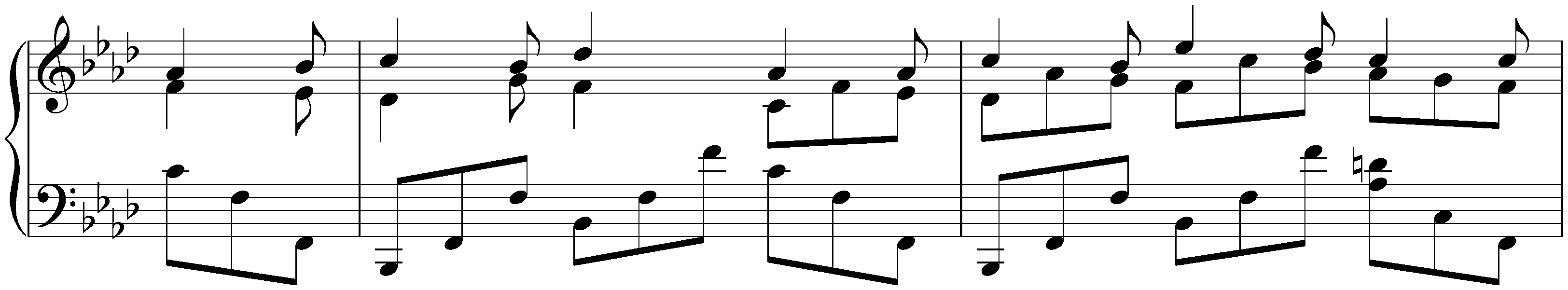 Unfinished works; 21. Pièce in F minor, Anh. 31