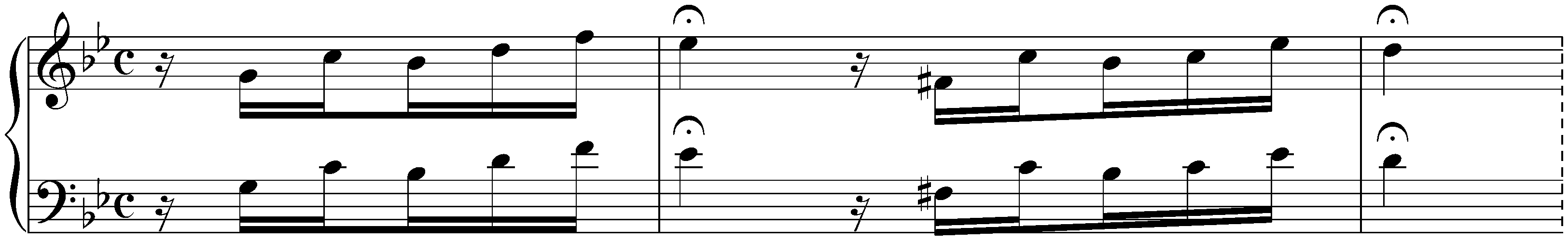 Unfinished works; 22. Pièce in G minor, Anh. 32