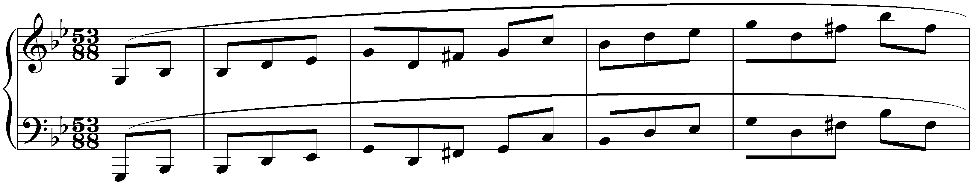 Unfinished works; 23. Pièce in G minor, Anh. 33