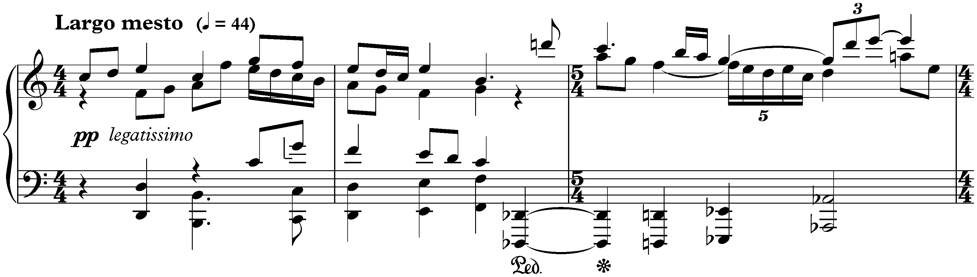 Aphorisms, op. 13; 4. Elegy
