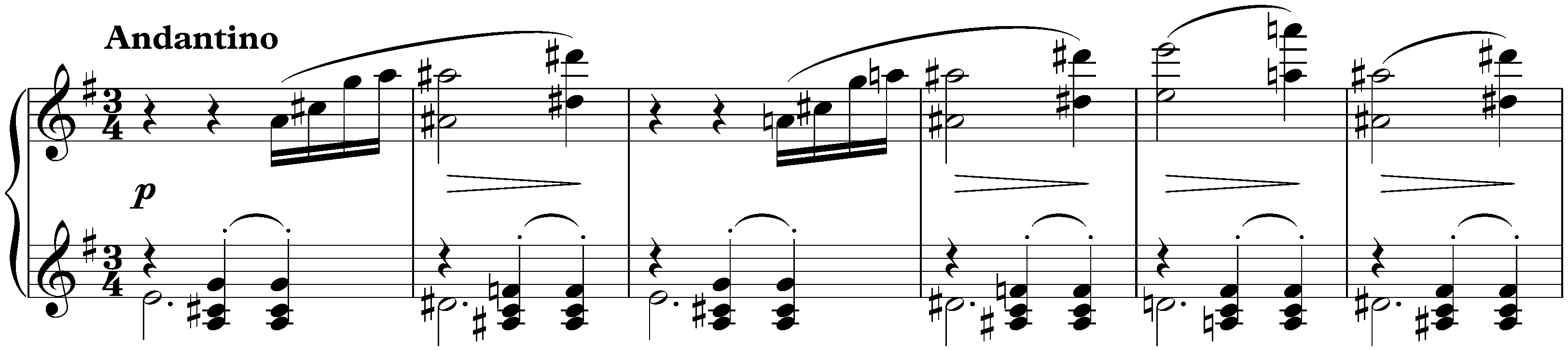 Three Fantastic Dances, op. 5; 2.