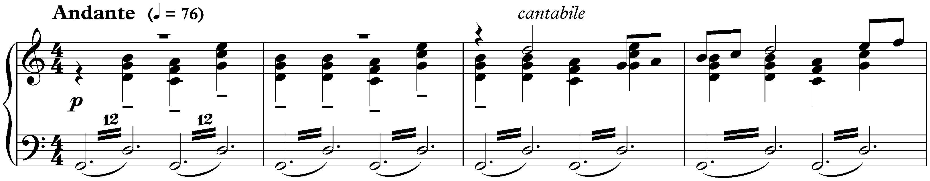 Eight Preludes, op. 2; 2. G major