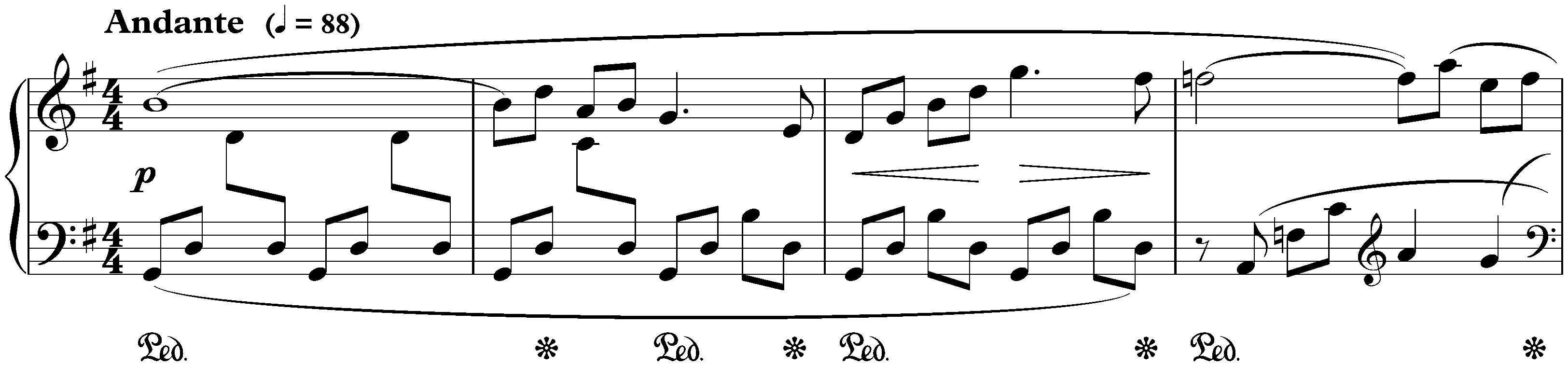 Twenty-four Preludes, op. 34; 3. G major