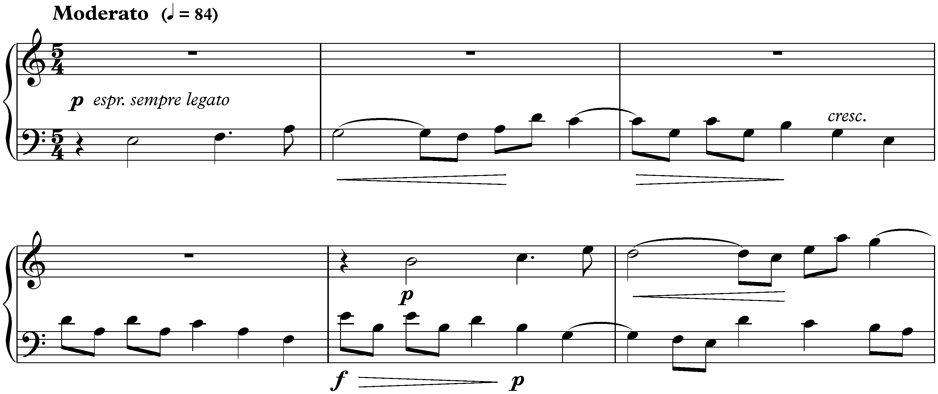 Twenty-four Preludes, op. 34; 4. E minor