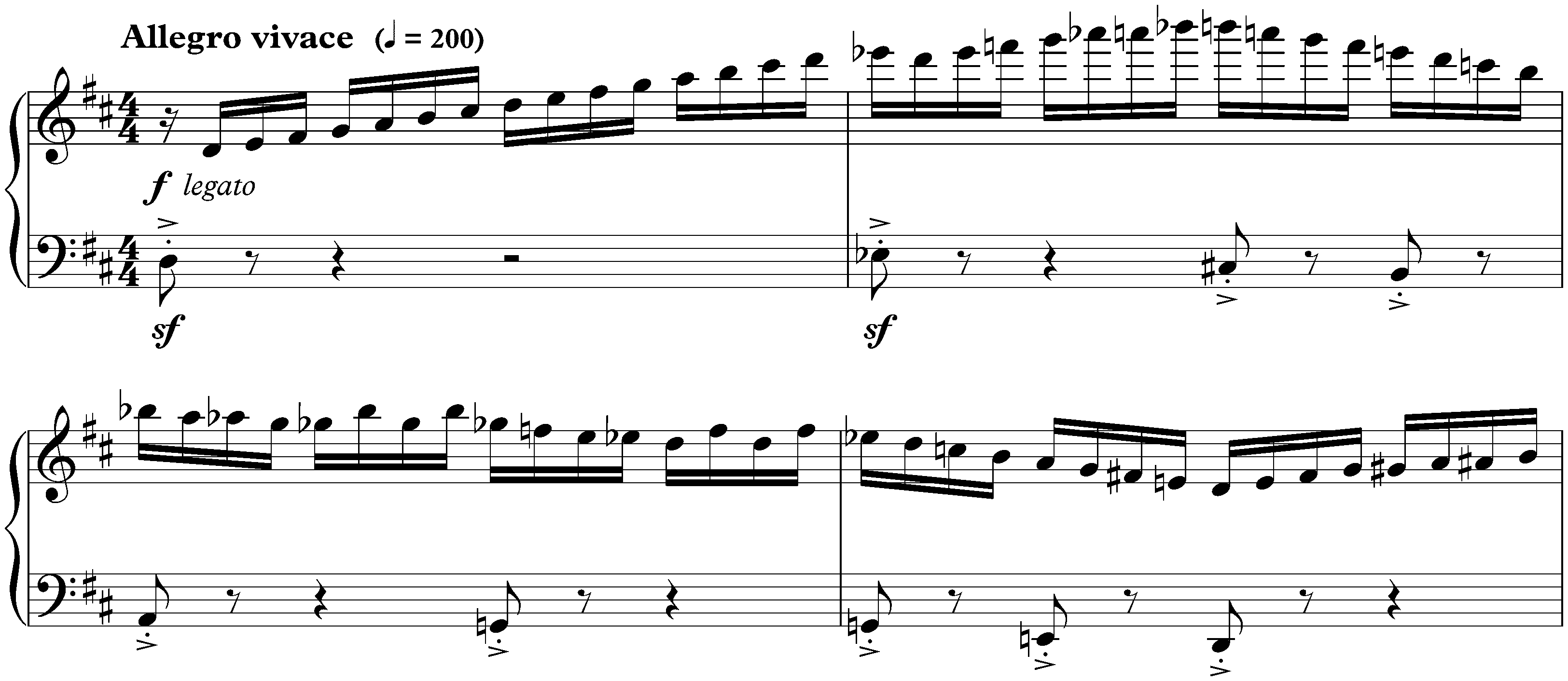 Twenty-four Preludes, op. 34; 5. D major