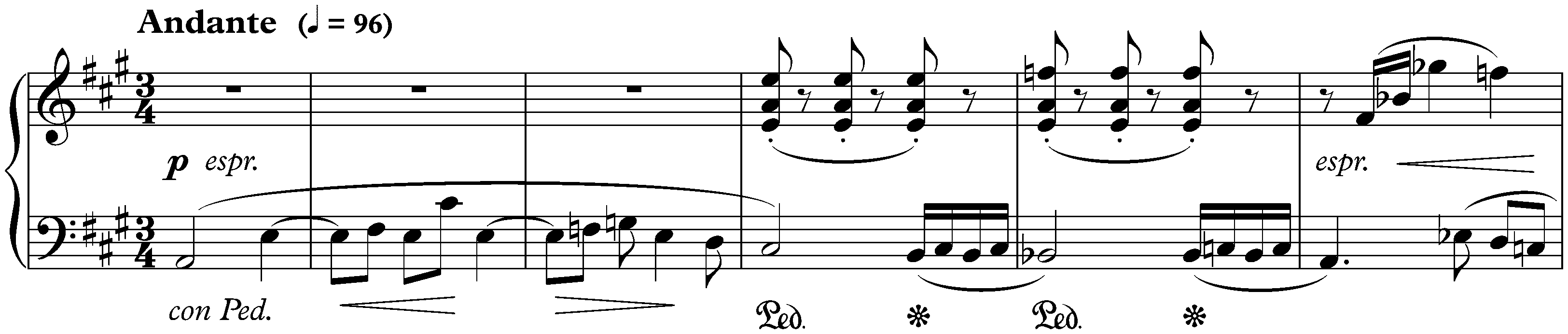 Twenty-four Preludes, op. 34; 7. A major