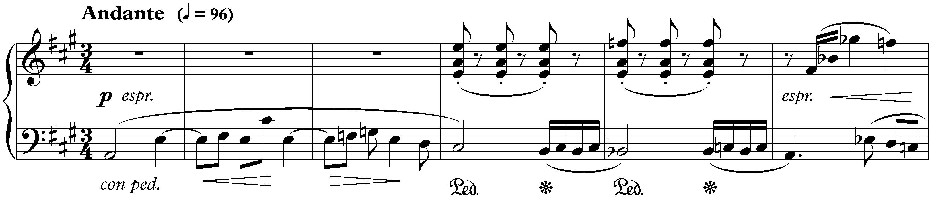Twenty-four Preludes, op. 34; 7. A major