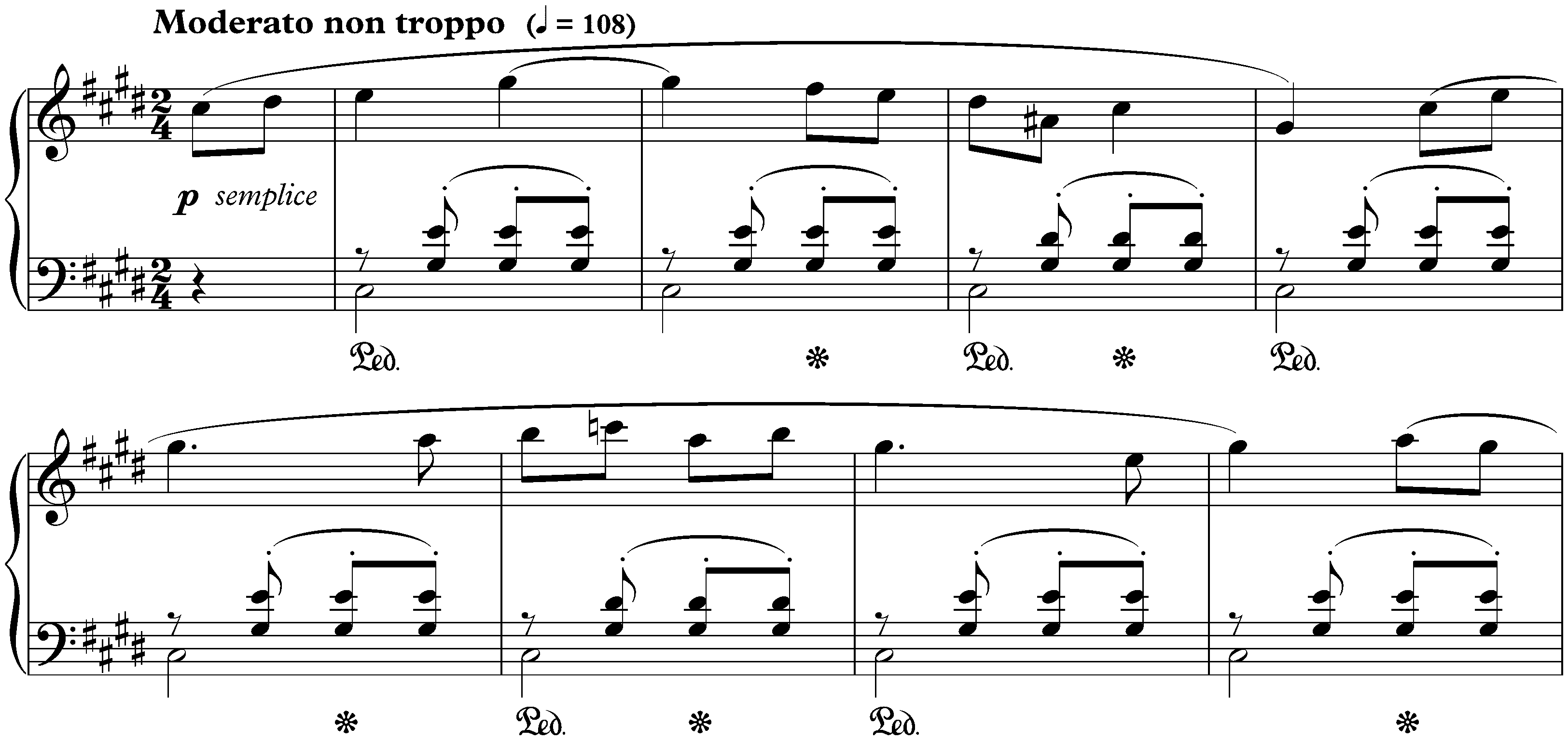 Twenty-four Preludes, op. 34; 10. C-sharp minor