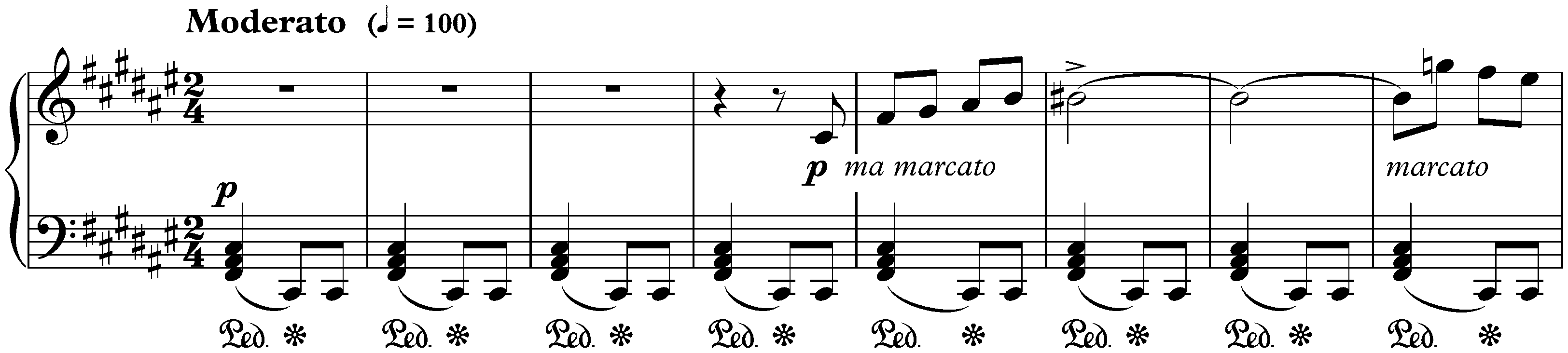 Twenty-four Preludes, op. 34; 13. F-sharp major
