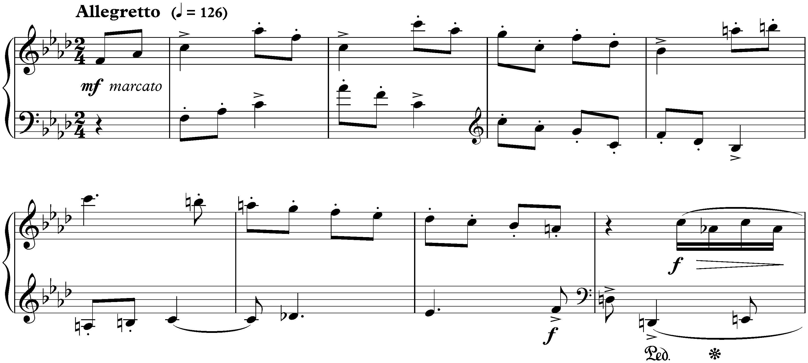 Twenty-four Preludes, op. 34; 18. F minor