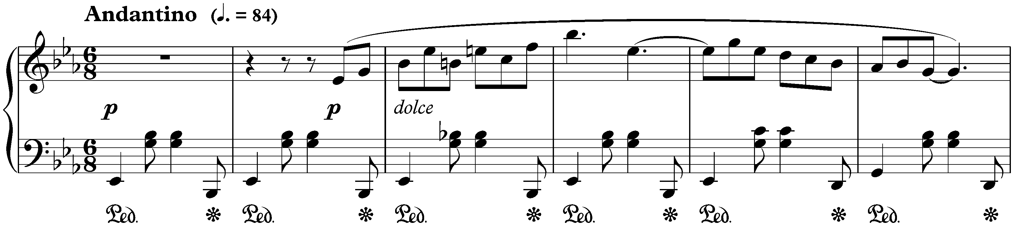 Twenty-four Preludes, op. 34; 19. E-flat major