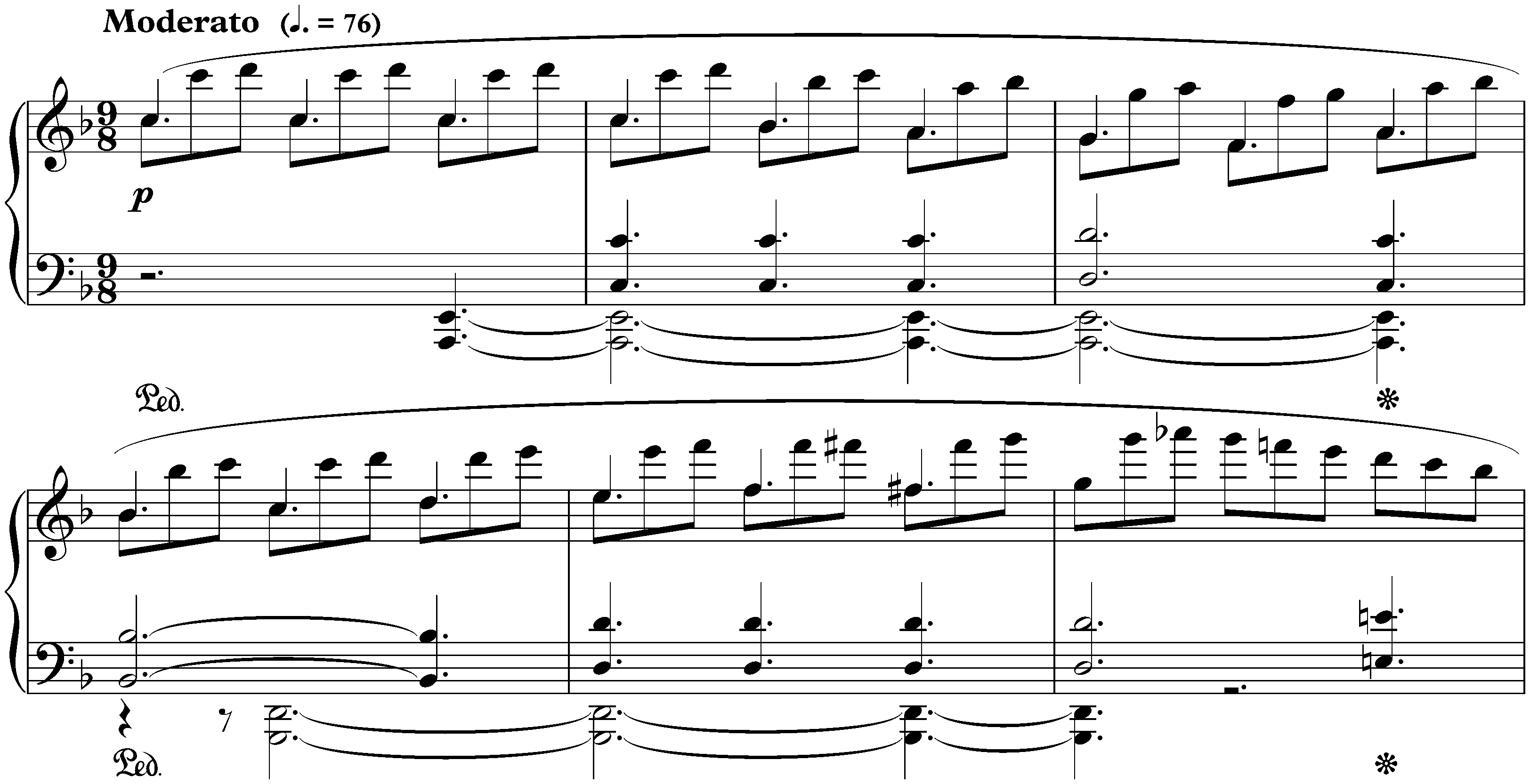 Twenty-four Preludes, op. 34; 23. F major