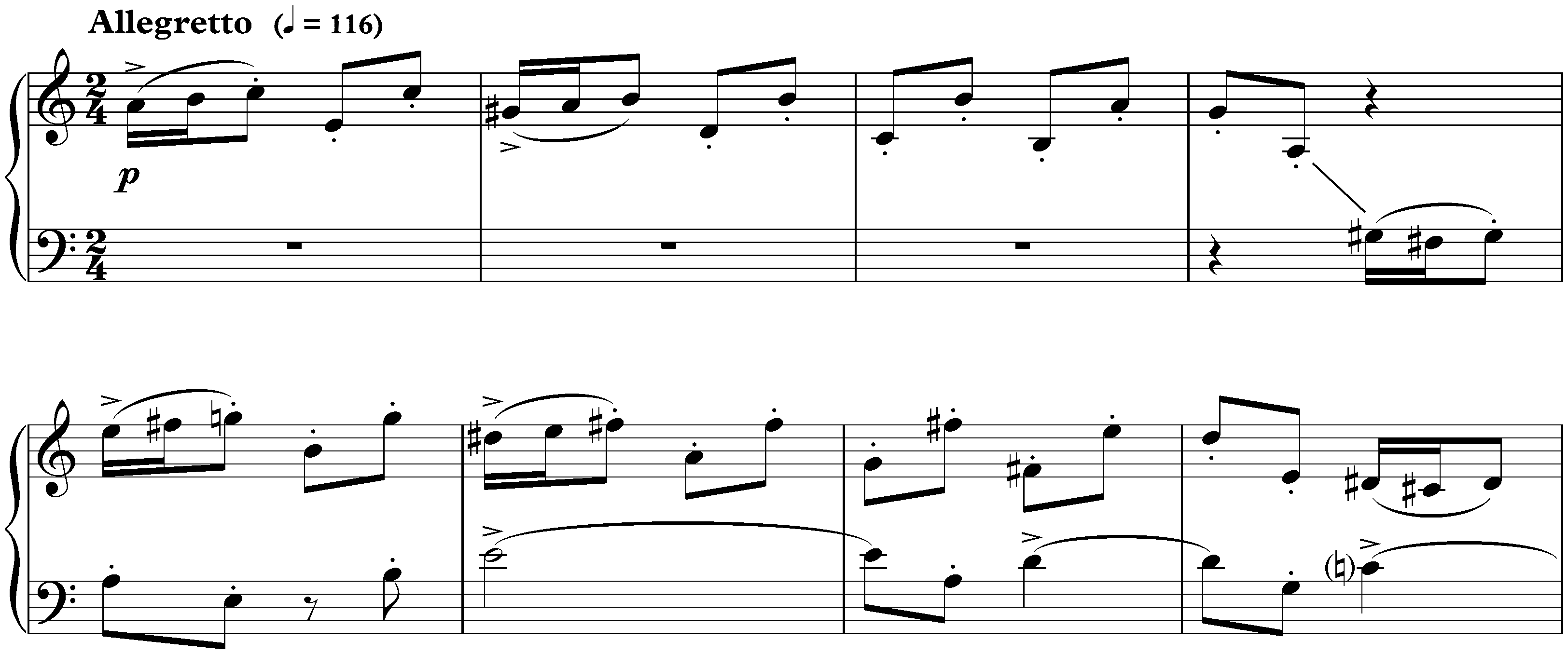Twenty-four Preludes and Fugues, op. 87; 2. A minor, Fugue