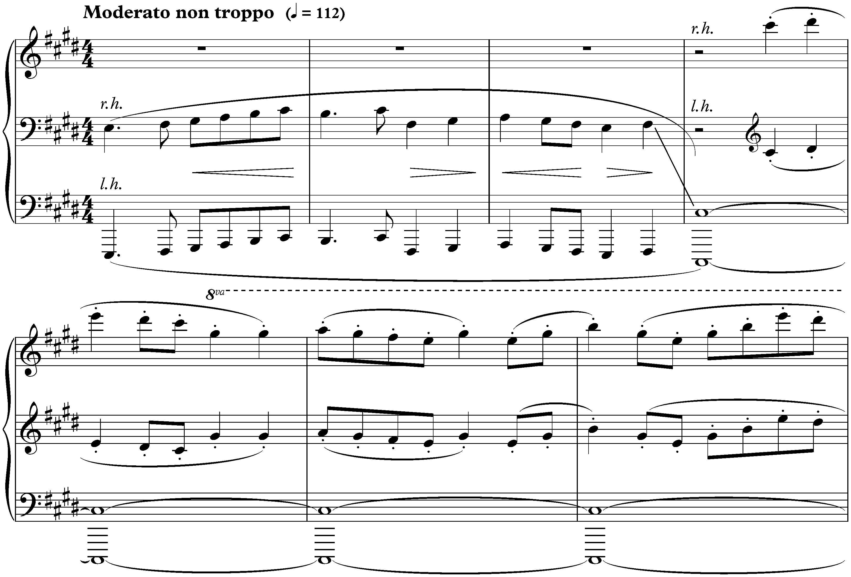 Twenty-four Preludes and Fugues, op. 87; 9. E major, Prelude