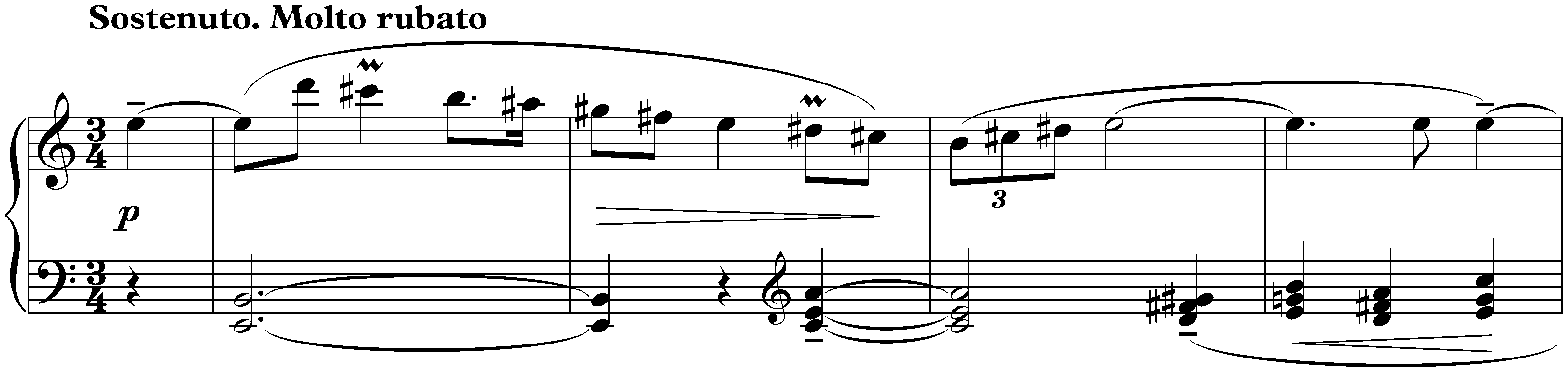 Twenty Mazurkas, op. 50; 1. Sostenuto. Molto rubato