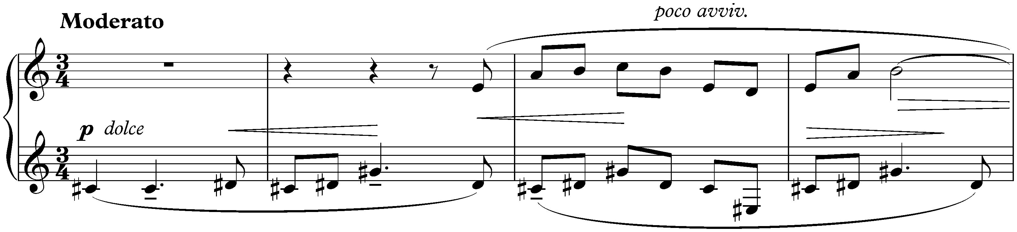 Twenty Mazurkas, op. 50; 3. Moderato