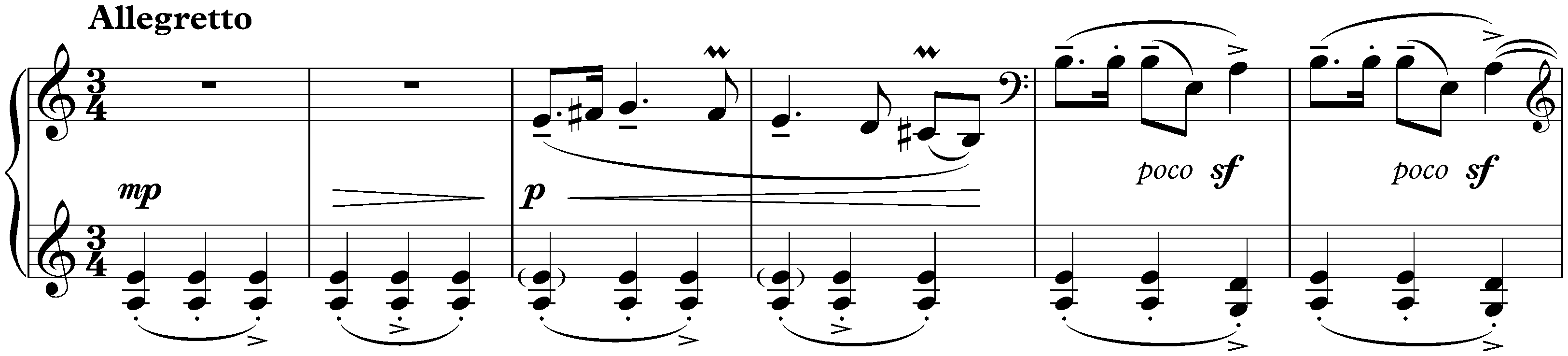 Twenty Mazurkas, op. 50; 11. Allegretto