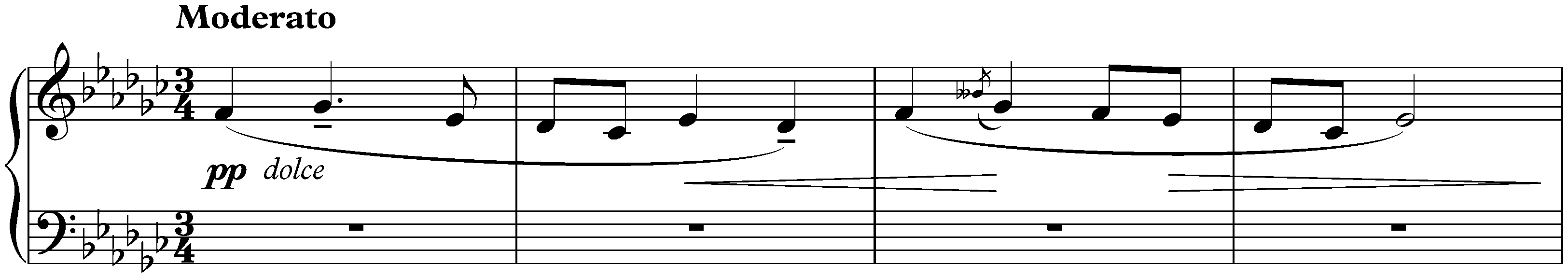 Twenty Mazurkas, op. 50; 13. Moderato