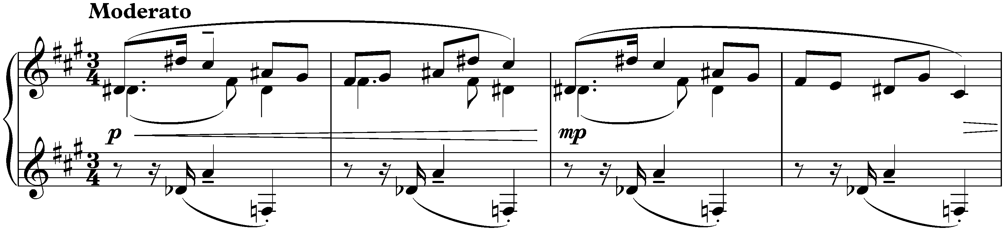 Twenty Mazurkas, op. 50; 17. Moderato