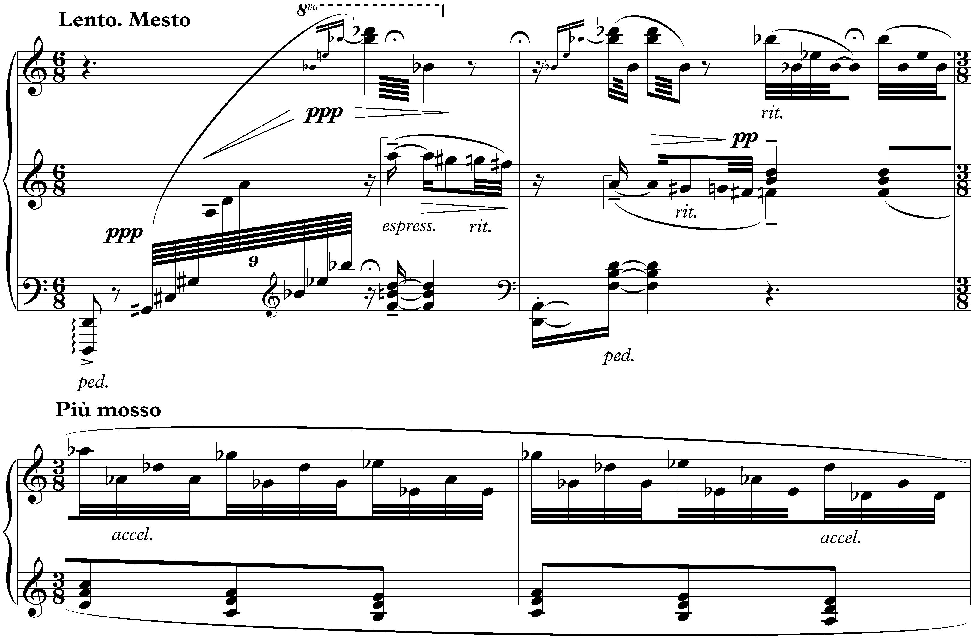 Métopes, op. 29; 2. Calypso