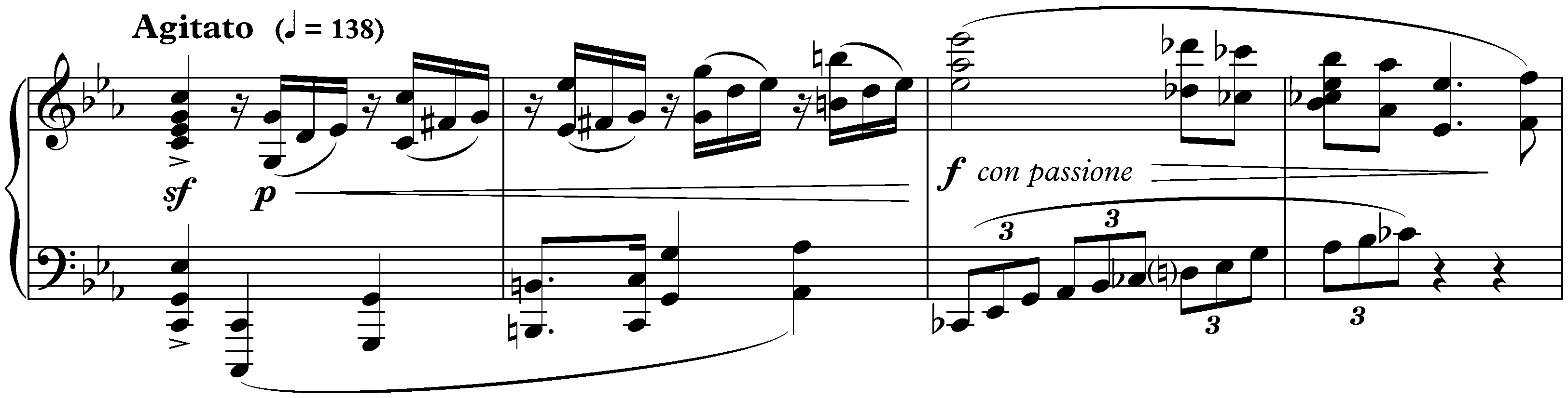 Sonata no. 1 in C minor, op. 8; 1. Allegro moderato