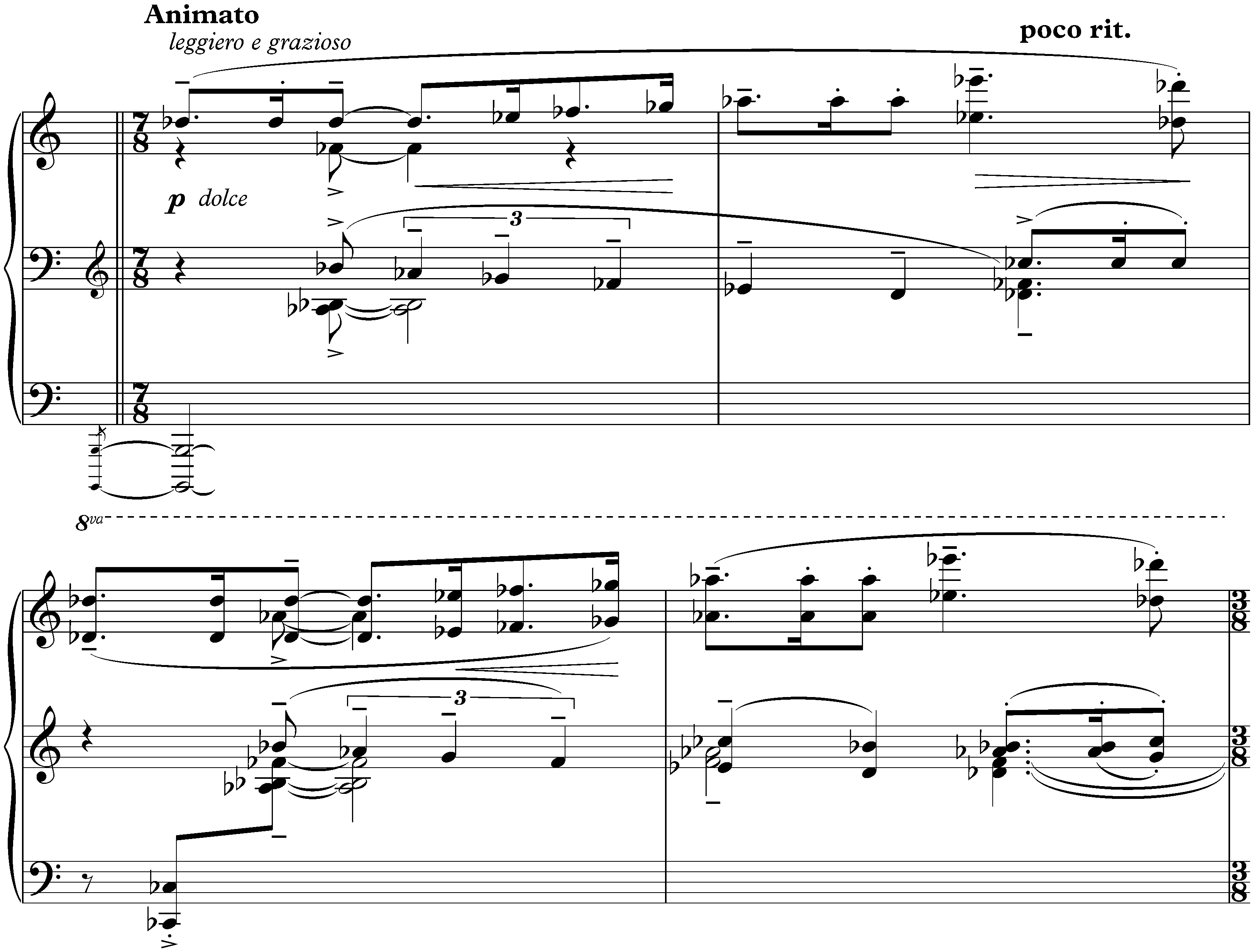 Sonata no. 3, op. 36; 1. Presto