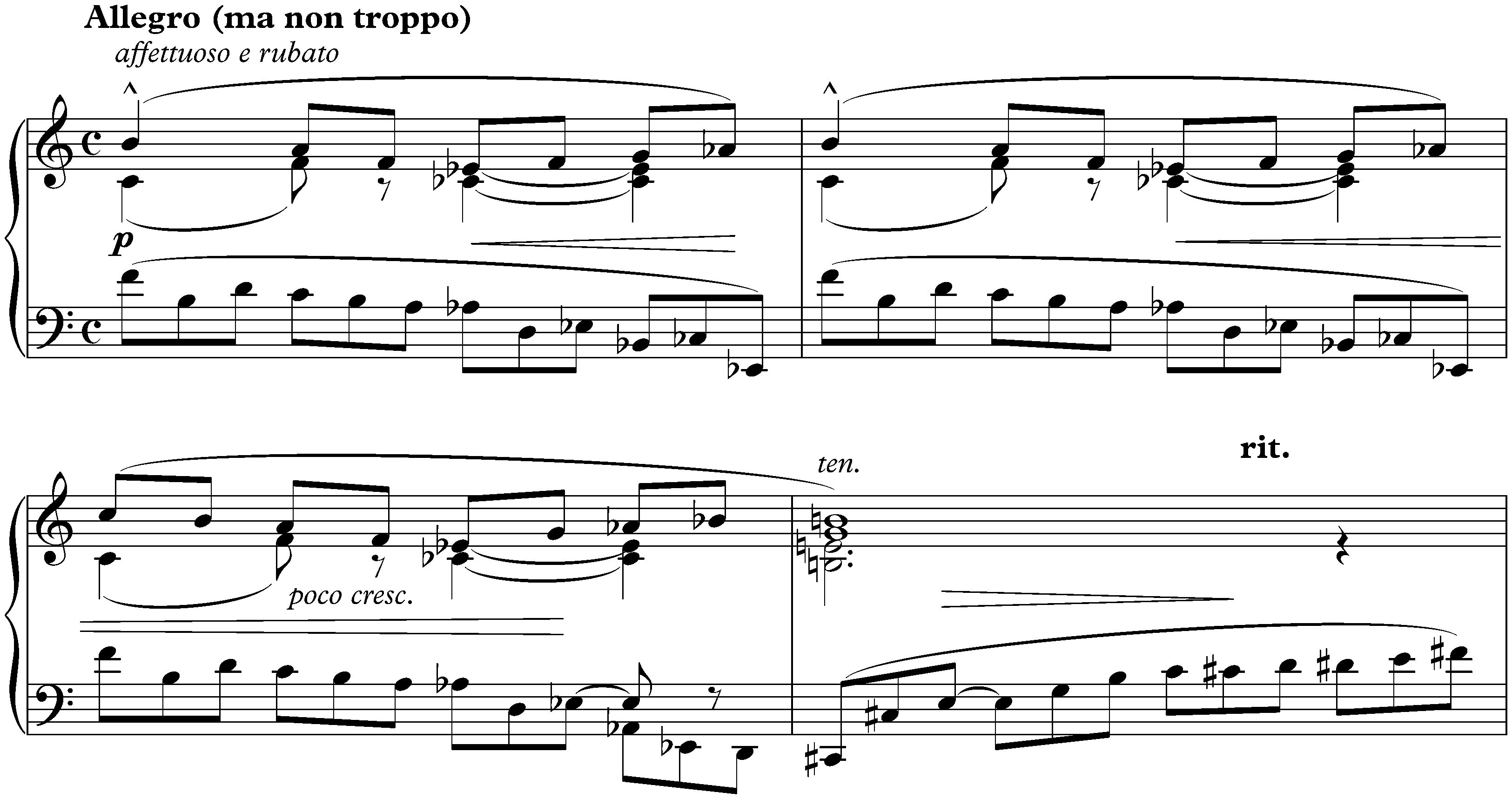 Four Studies, op. 4; 4. Allegro